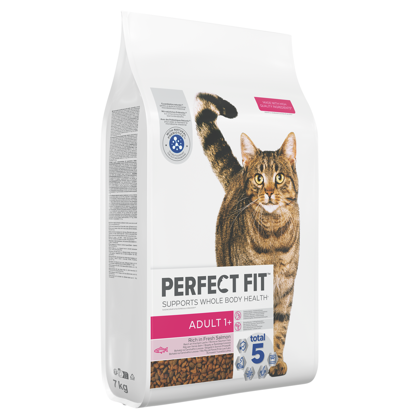 Perfect Fit adult zalm kattenbrokken – droog kattenvoer 7 kg