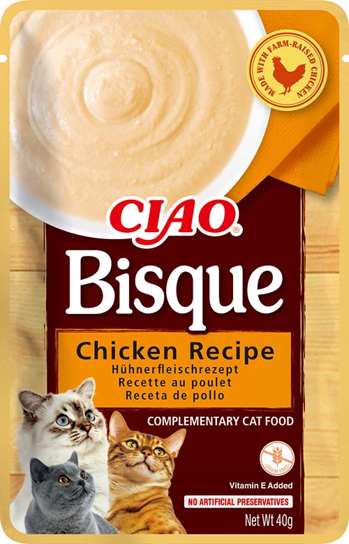 Inaba Ciao Bisque Kattensnack Kip – 40 g