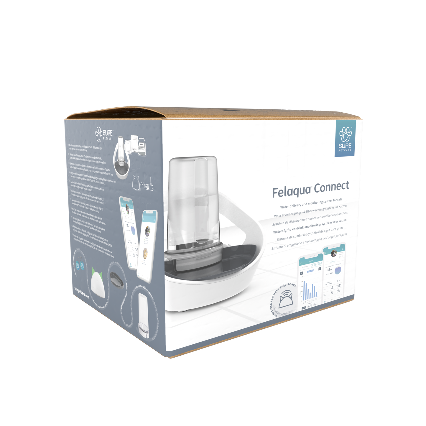 Sure Petcare Felaqua Connect slimme waterbak voor katten