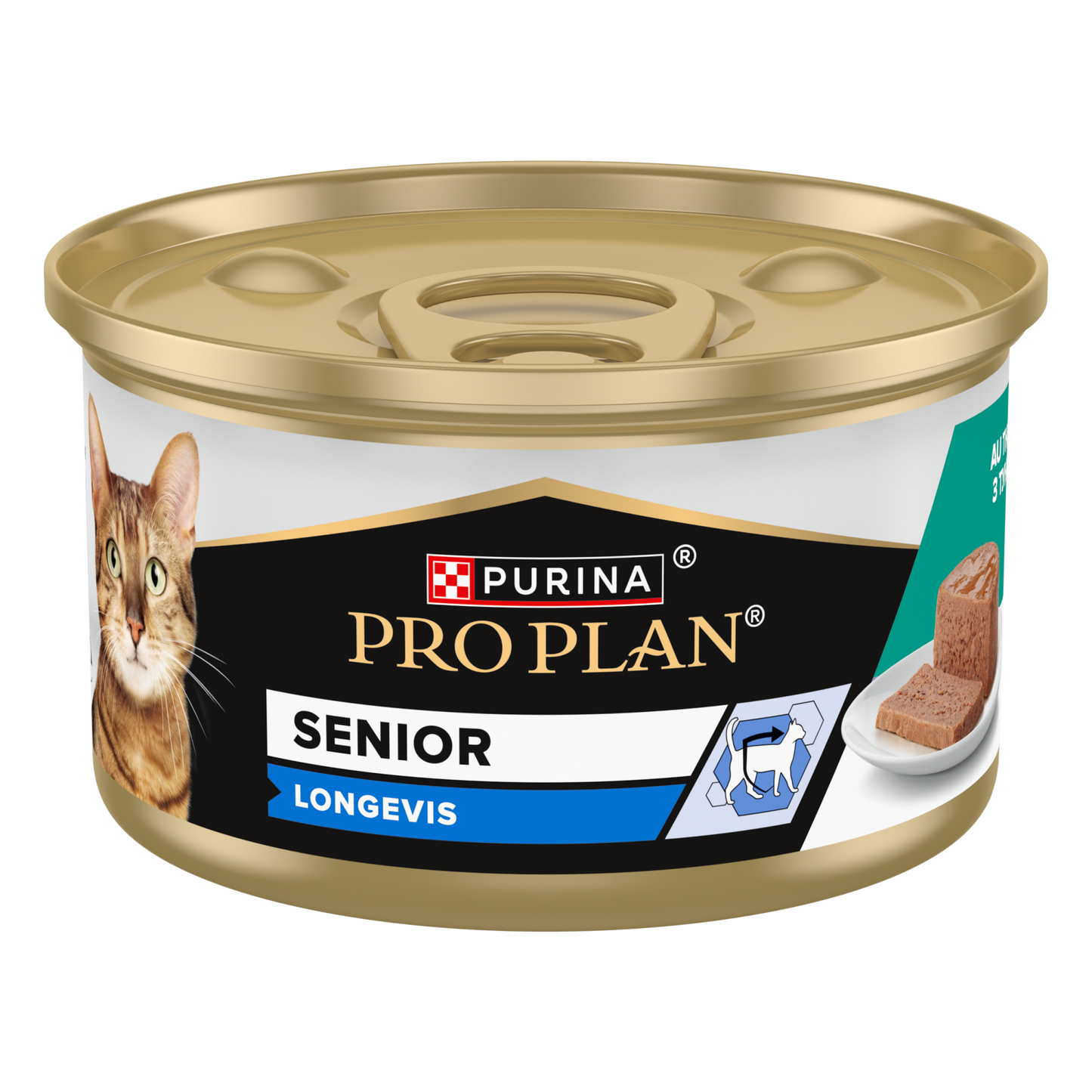 Pro Plan senior mousse tonijn 85gr – nat kattenvoer