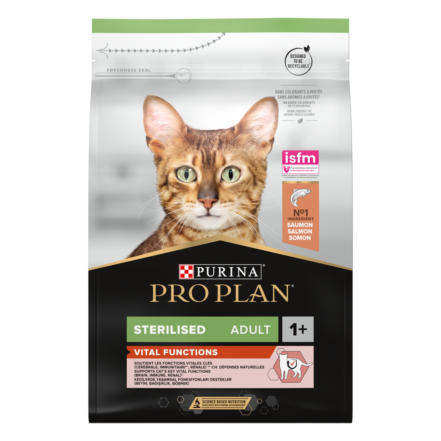 Pro Plan sterilised vital functions zalm 3kg – droog kattenvoer