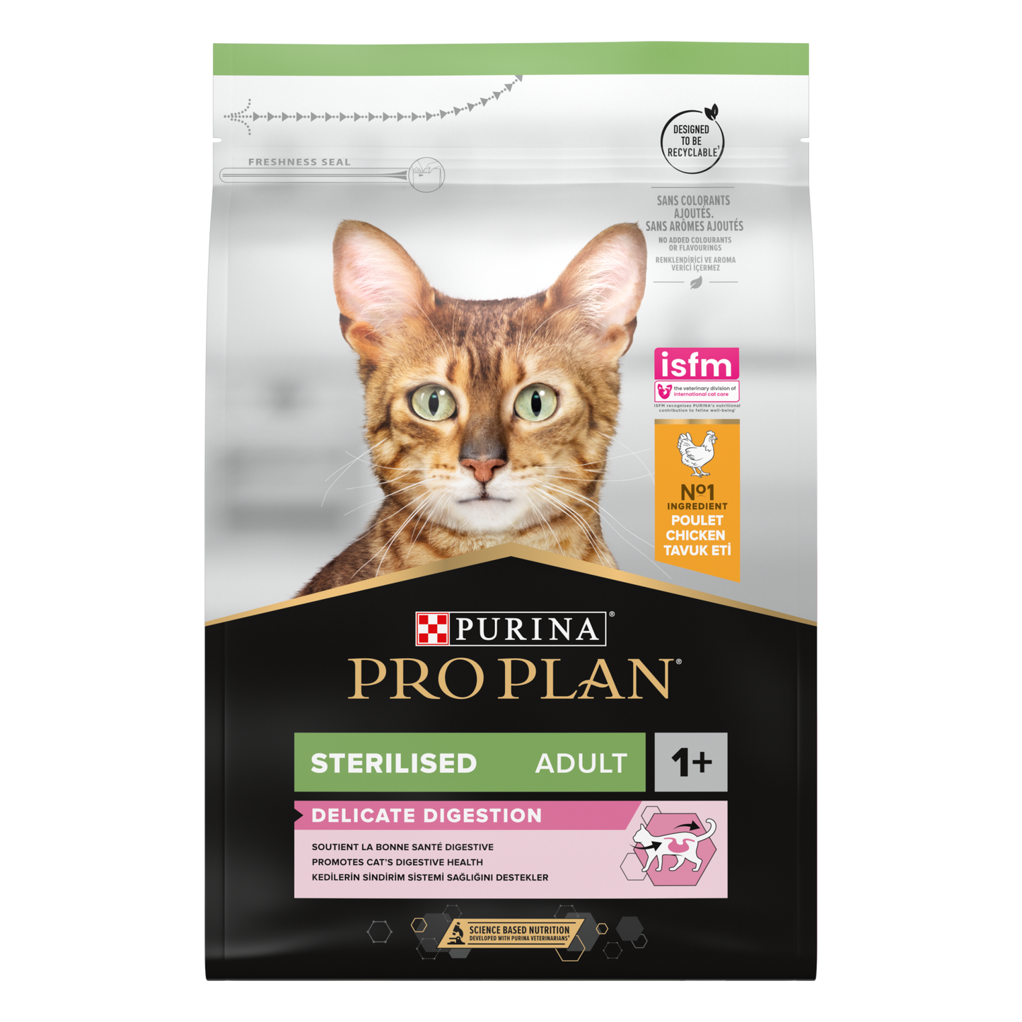 Pro Plan sterilised delicate digestion kip 3kg – droog kattenvoer