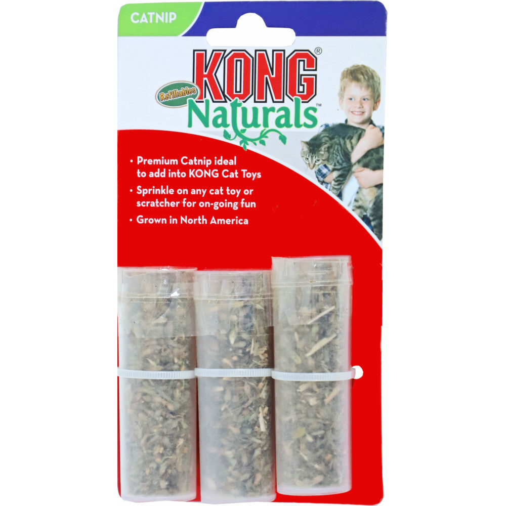 Kong Naturals Catnip Tubes navulset verpakking