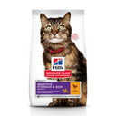 Hill's Science Plan Adult Maag en Huid Kip droog kattenvoer 1,5 kg verpakking voorkant