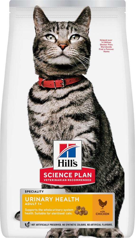 Hill's Science Plan Adult Urinary Health Kip droog kattenvoer 7 kg verpakking voorkant