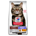 Hill's Science Plan Adult Haarbalcontrole en Perfect Coat droog kattenvoer 1,5 kg verpakking voorkant