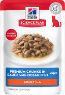 Hill's Science Plan Adult Oceaanvis portie nat kattenvoer 85 g verpakking voorkant