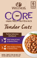 Wellness CORE Tender Cuts Kalkoenselectie – Natvoer – 6 × 85 g