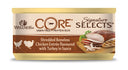 Wellness CORE Signature Selects Reepjes Kip & Kalkoen in Saus – Natvoer – 79 g