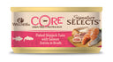 Wellness CORE Signature Selects Vlokken Tonijn & Zalm in Bouillon – Natvoer – 79 g