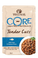 Wellness CORE Tender Cuts Tonijn in Saus – Natvoer – 85 g