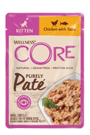 Wellness CORE Purely Paté Kip & Tonijn voor Kittens – Natvoer – 85 g