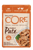 Wellness CORE Purely Paté Kip & Kalkoen – Natvoer – 85 g