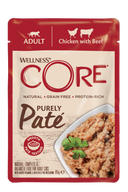 Wellness CORE Purely Paté Kip & Rund – Natvoer – 85 g