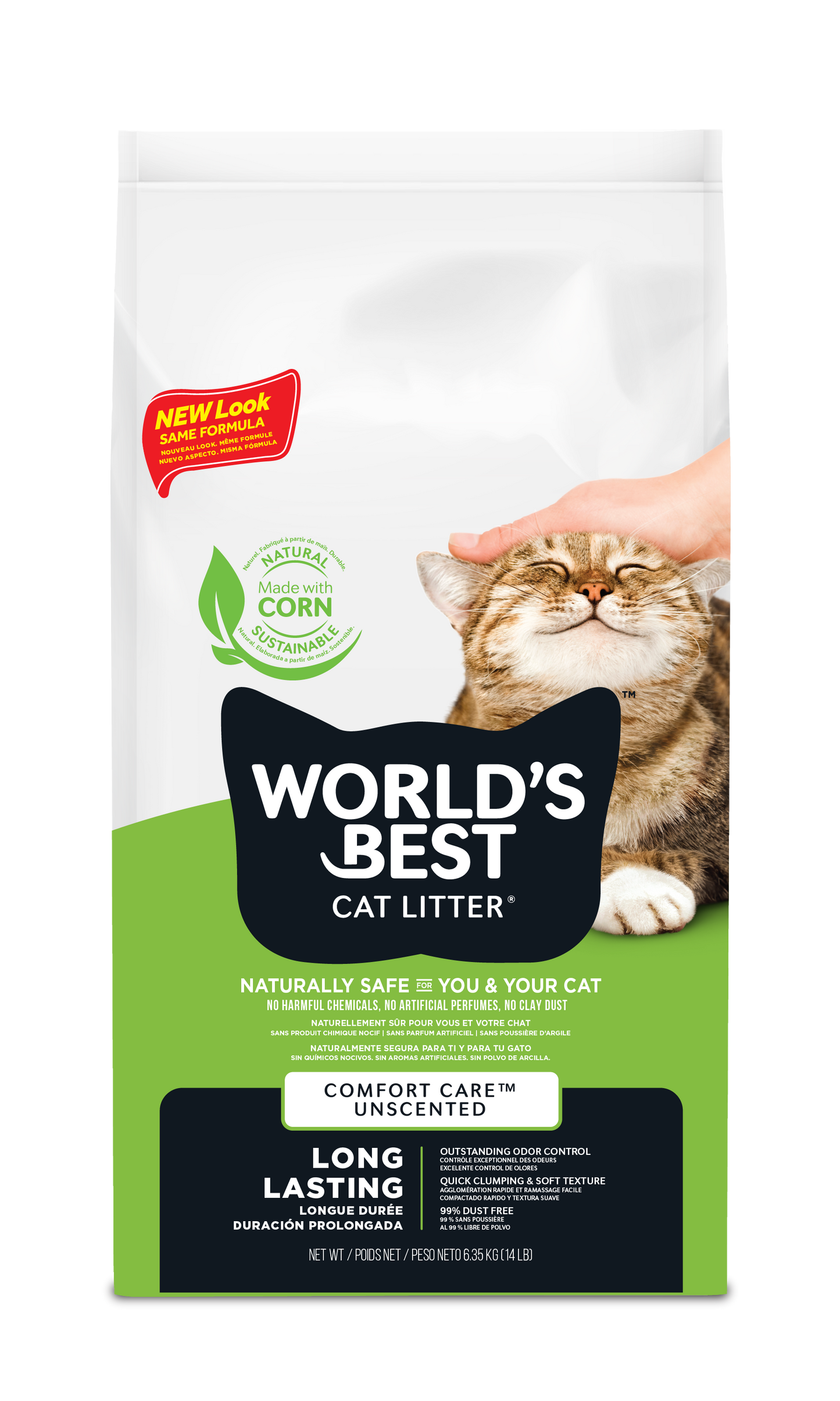 World's Best Cat Litter Natural Clumping – 6,35 kg