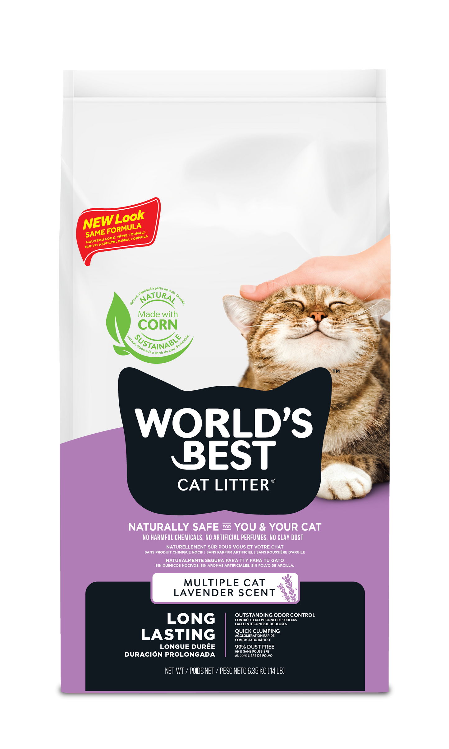 World's Best Cat Litter Lavender – 6,35 kg