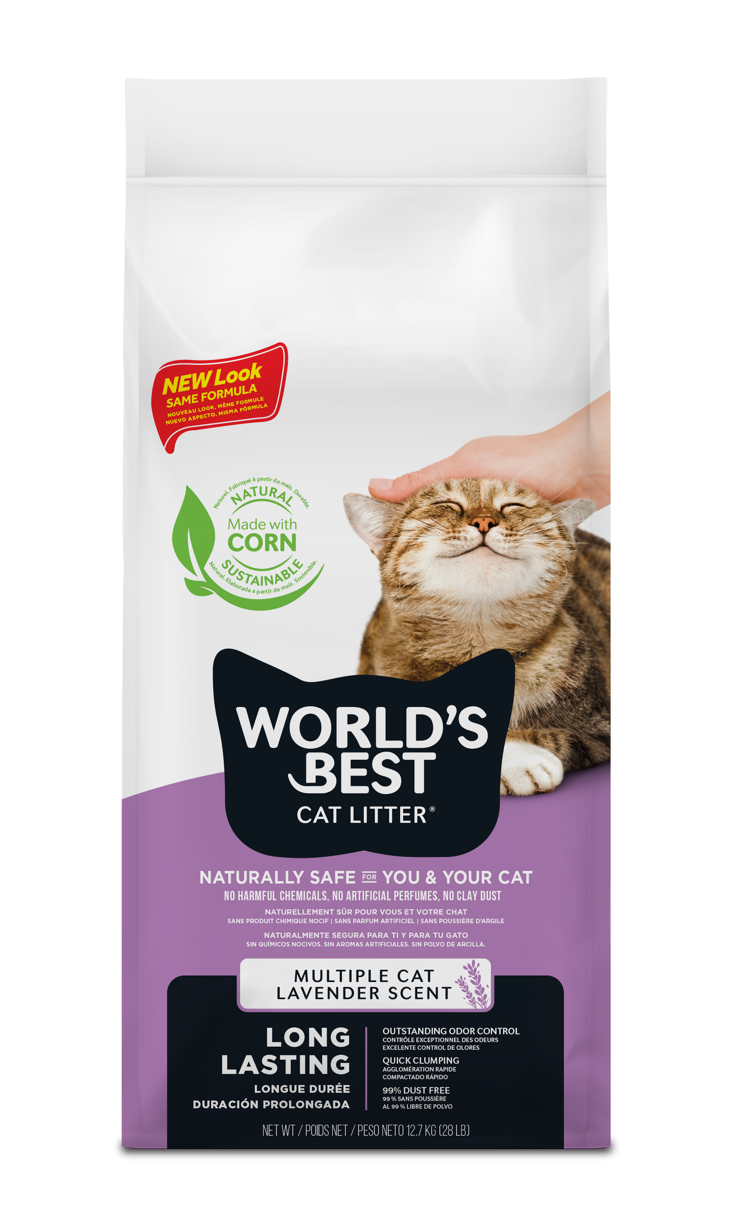 World's Best Cat Litter Lavender – 12,7 kg