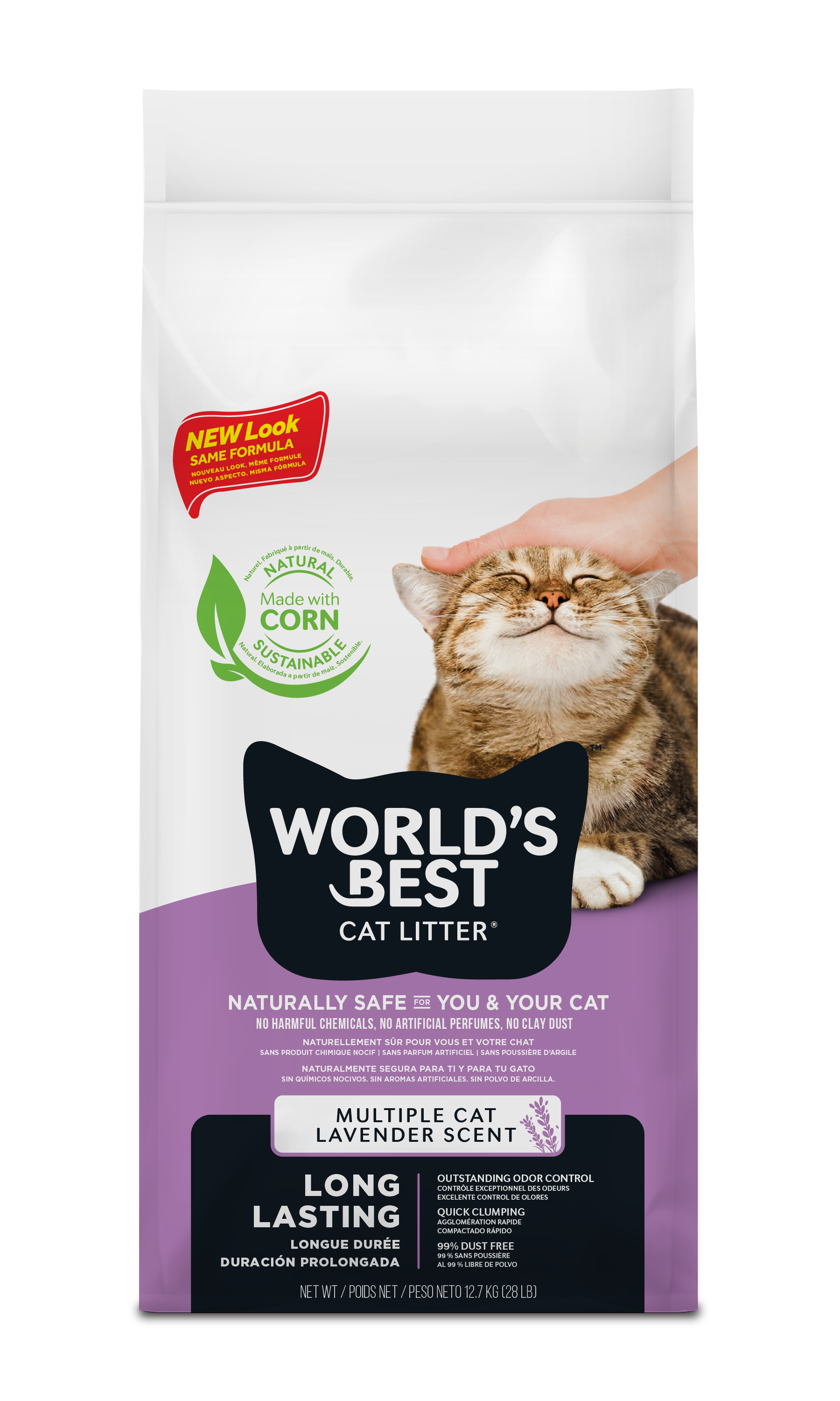 World's Best Cat Litter Lavender – 12,7 kg