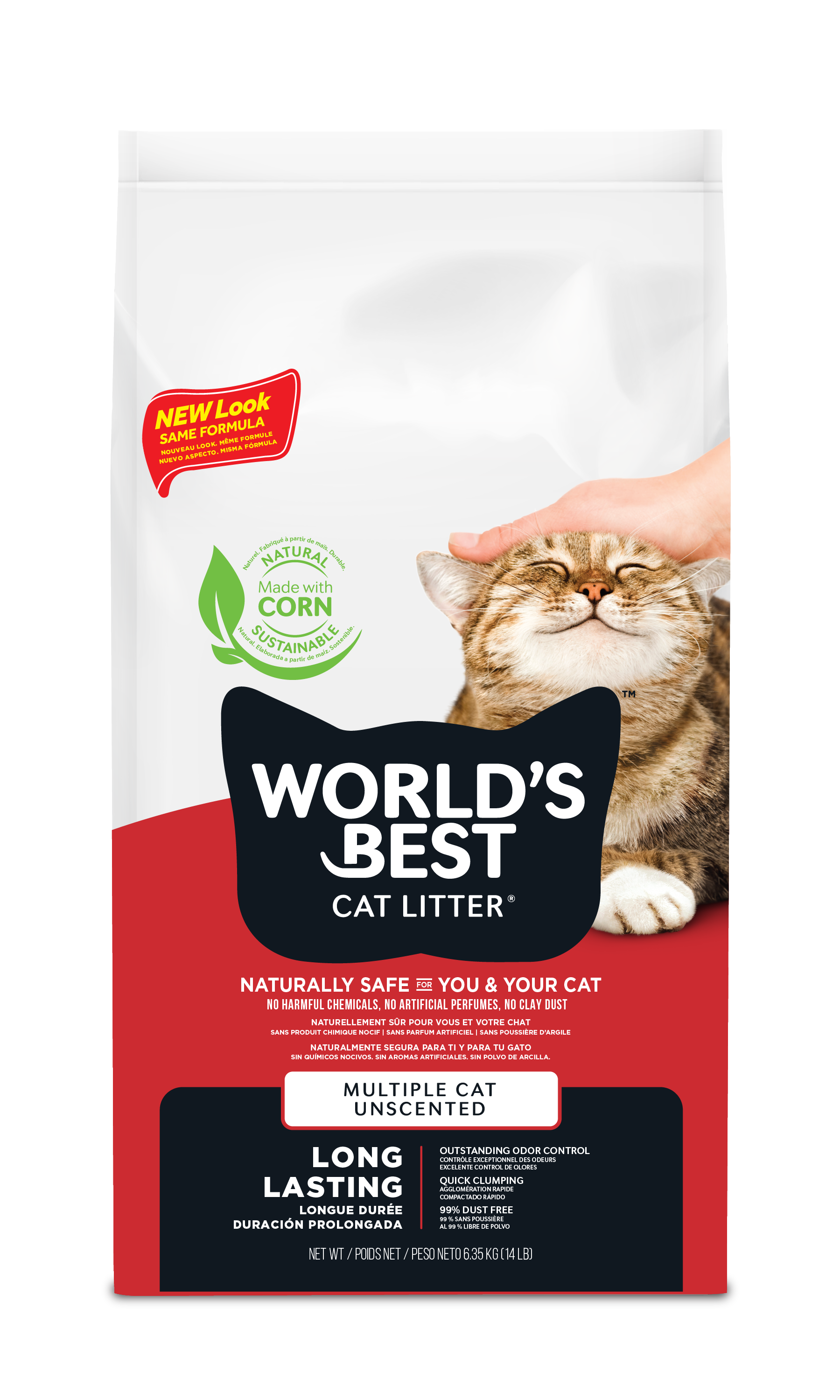 World's Best Cat Litter Multiple Cat – 6,35 kg