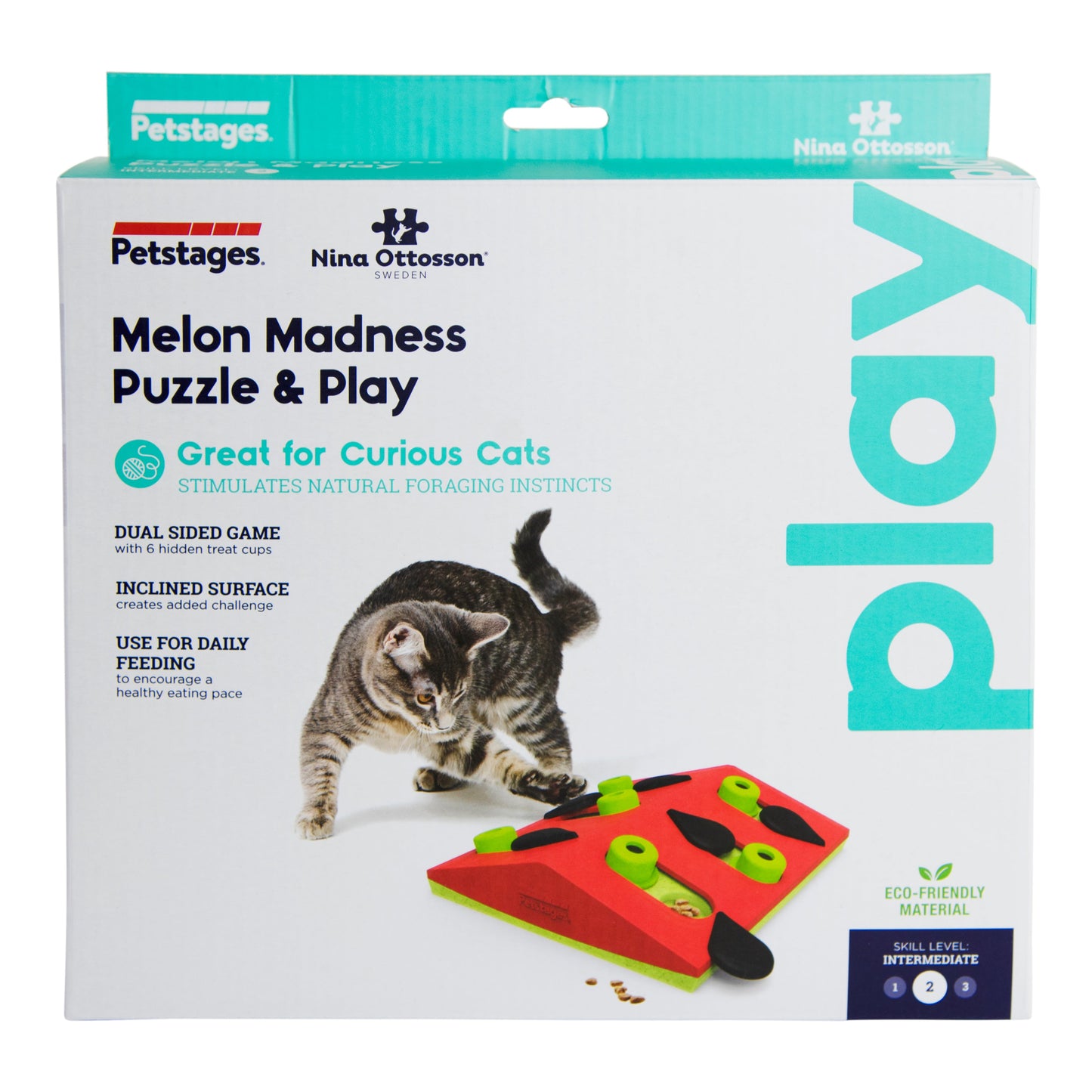 Nina Ottosson Melon Madness Puzzle & Play – Voerpuzzel voor Katten – Roze