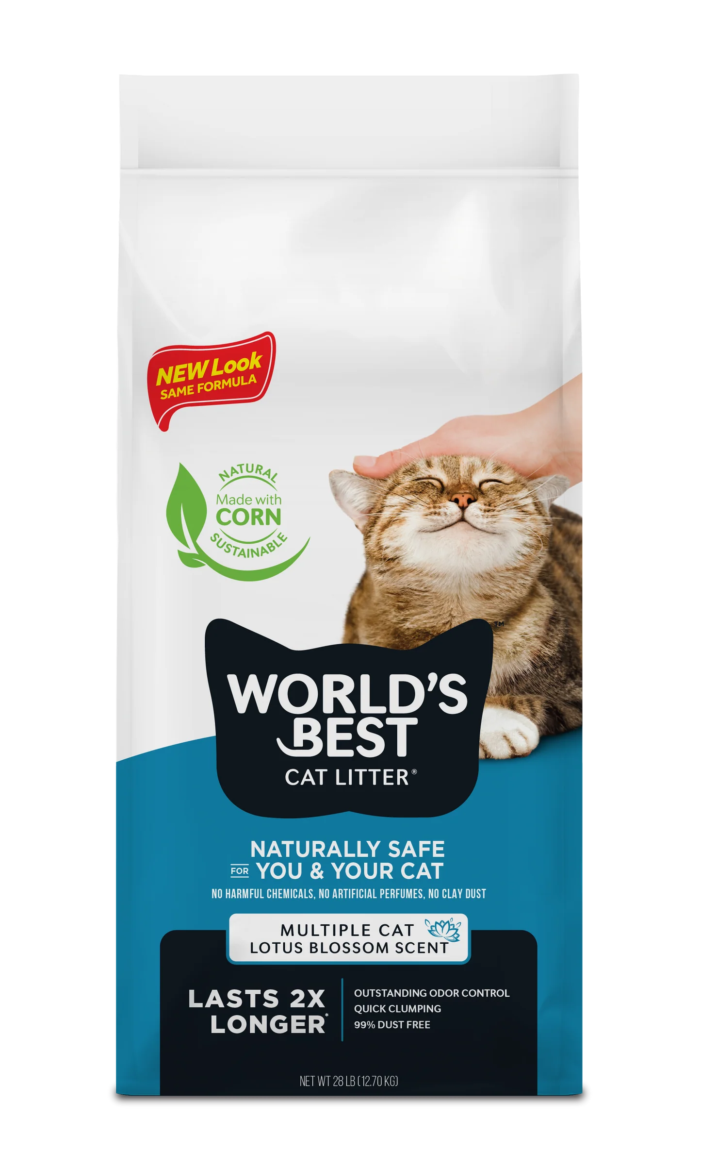 World's Best Cat Litter Multiple Cat Lotus Blossom – 12,7 kg