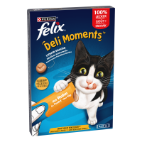Felix Deli Moments kip liquid snacks 4x10gr voor katten