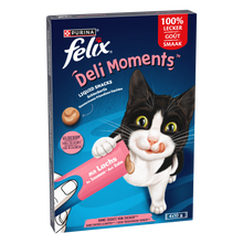 Felix Deli Moments zalm liquid snacks 4x10gr voor katten