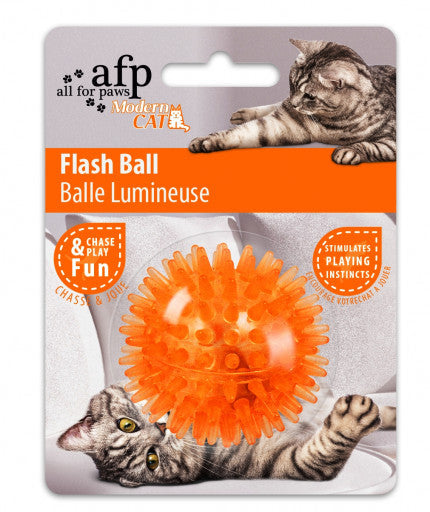 All For Paws Flash Ball lichtgevend kattenspeeltje verpakking