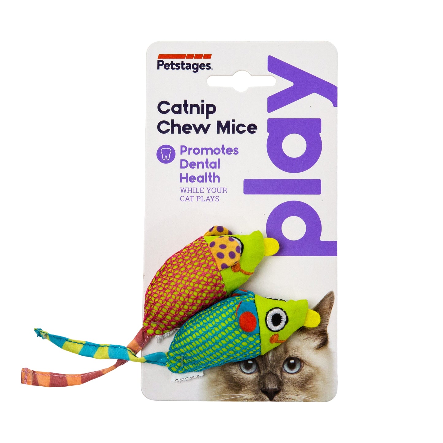 Petstages Catnip Chew Mice – Kattenspeelgoed met Kattenkruid – 2 stuks