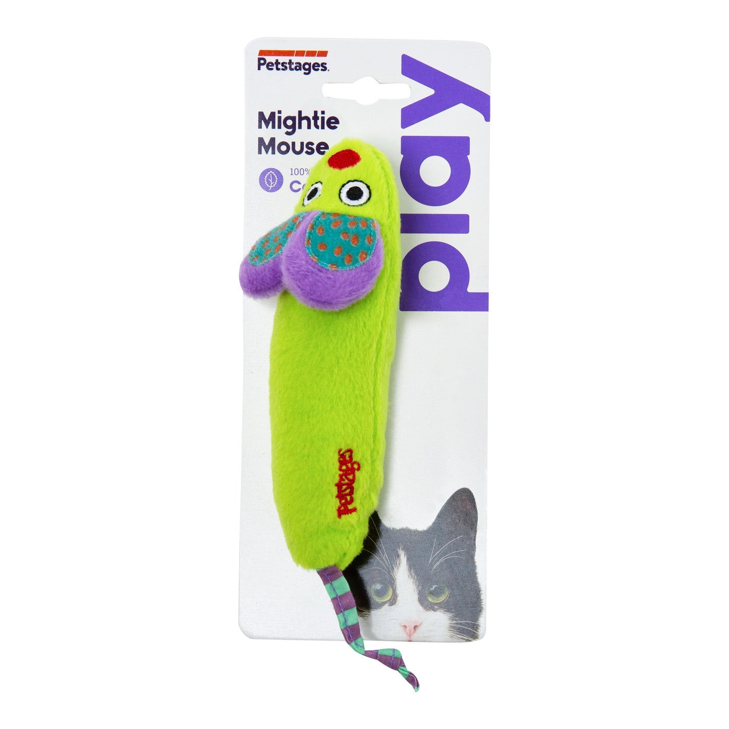 Petstages Green Magic Mightie Mouse – Kattenspeelgoed – Groen