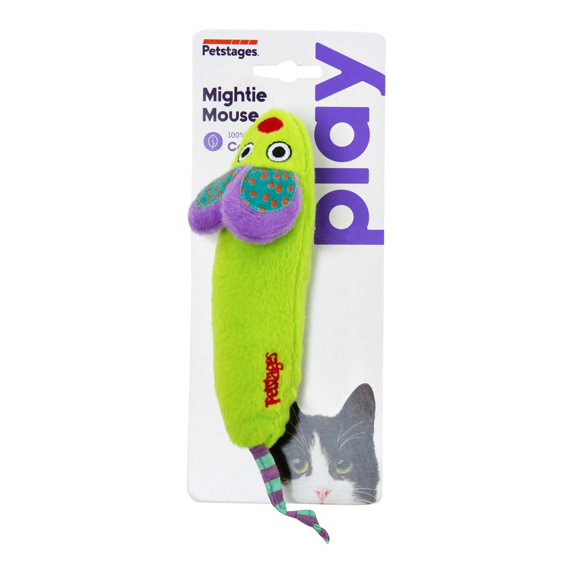 Petstages Green Magic Mightie Mouse – Kattenspeelgoed – Groen