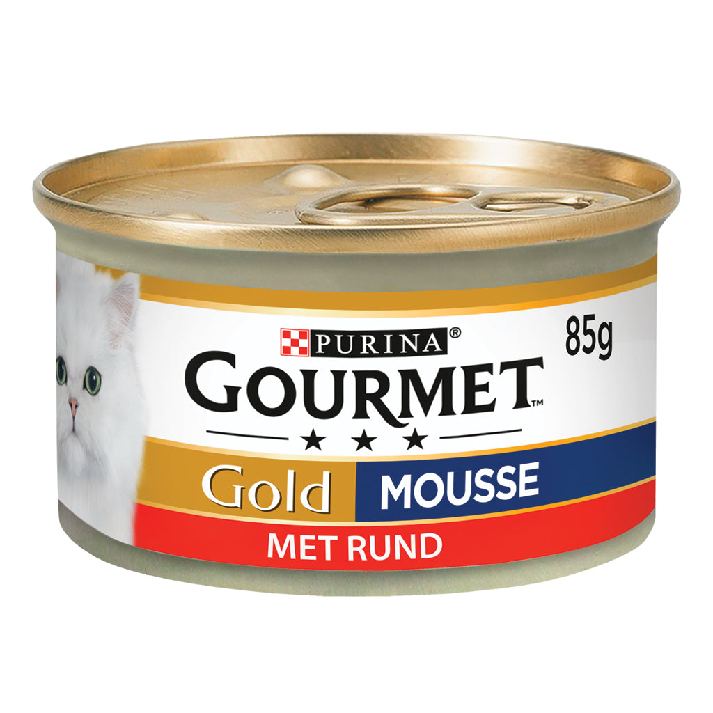 Gourmet Gold Blik Mousse Kip – Nat Kattenvoer – 85 g