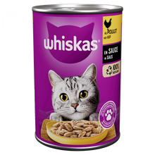 Whiskas blik adult saus kip 400gr