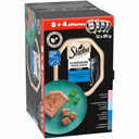 Sheba Classic Alu Paté Vis Selectie Multipack 12x85gr