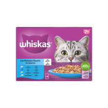 Whiskas Senior 7+ vis selectie in gelei 12x85gr maaltijdzakjes kattenvoer
