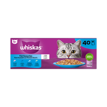 Whiskas Adult vis selectie in gelei 40x85gr maaltijdzakjes kattenvoer

