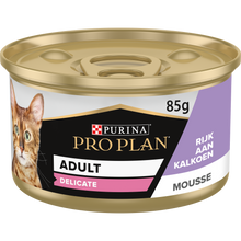 Pro Plan delicate mousse kalkoen 85gr – nat kattenvoer