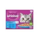 Whiskas 1+ vis selectie in gelei 12x85 g maaltijdzakjes
