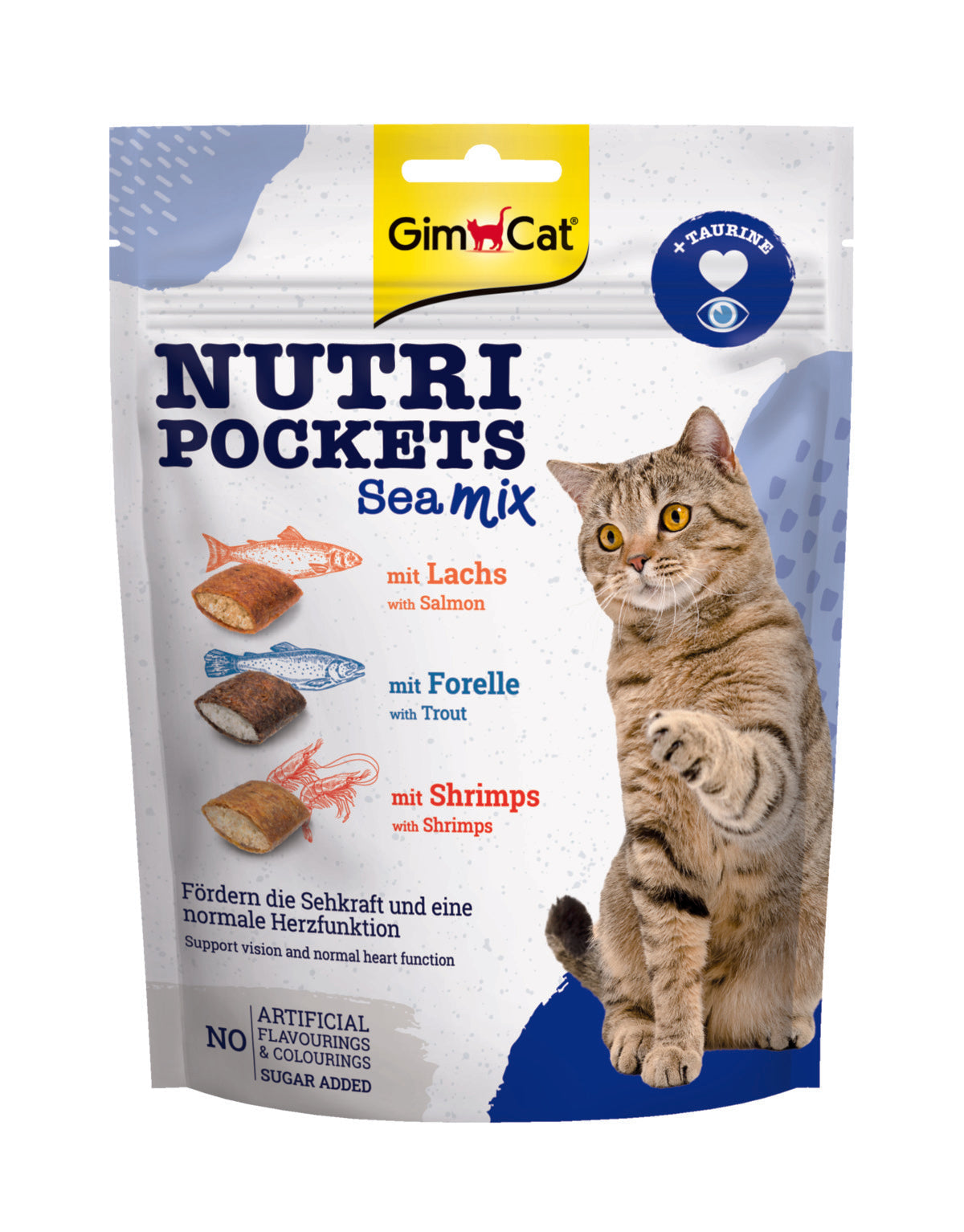 GimCat Nutri Pockets Sea Mix – 150 g – productafbeelding