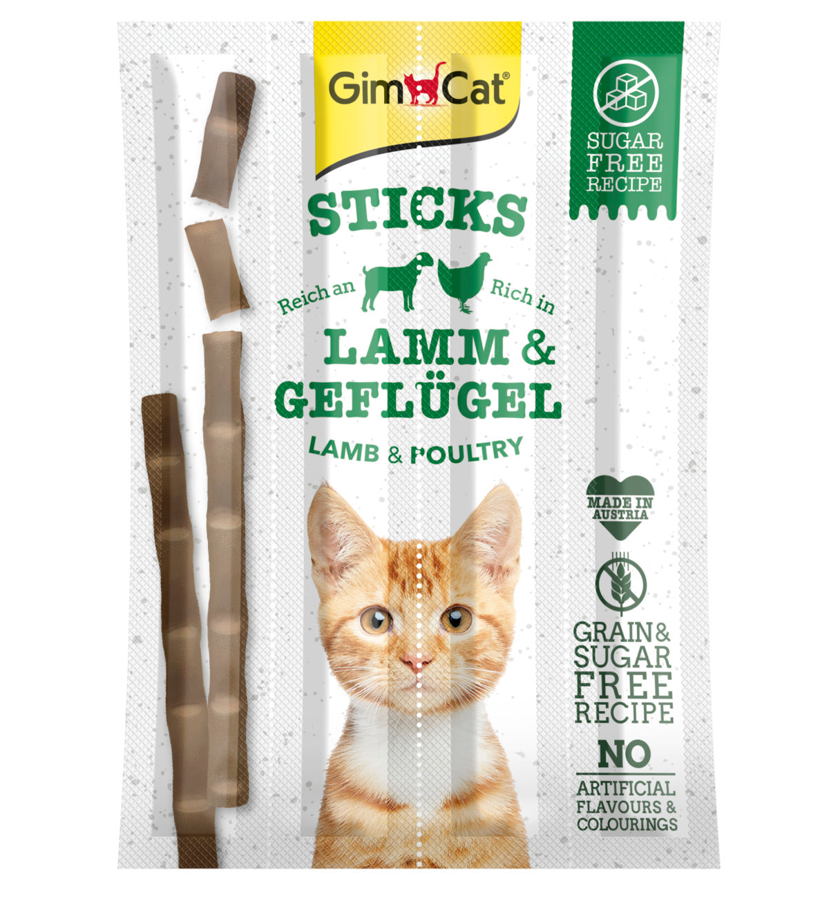 GimCat Sticks Lam & Gevogelte – 4 stuks