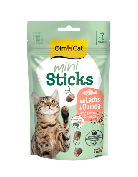 GimCat Mini Sticks Zalm & Quinoa – 50 g – productafbeelding