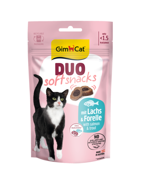 GimCat Duo Snacks Zalm & Forel – 50 g – productafbeelding