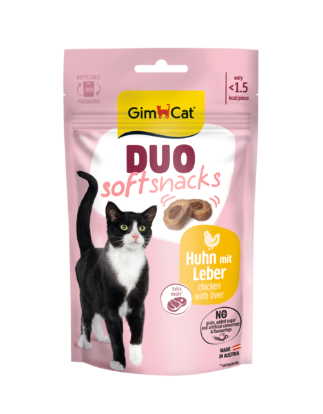GimCat Duo Snacks Kip & Lever – 50 g – productafbeelding