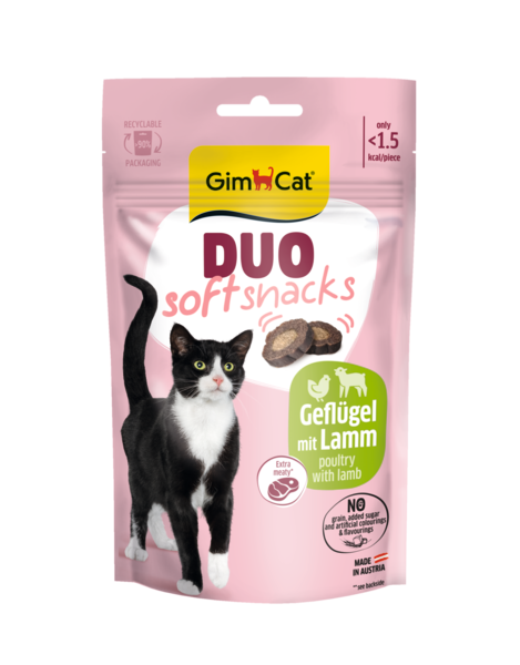 GimCat Duo Snacks Lam & Gevogelte – 50 g – productafbeelding