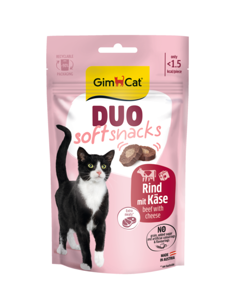 GimCat Duo Snacks Rund & Kaas – 50 g – productafbeelding