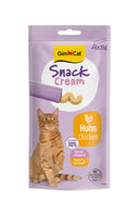 GimCat Snack Cream Kip – 6 × 15 g