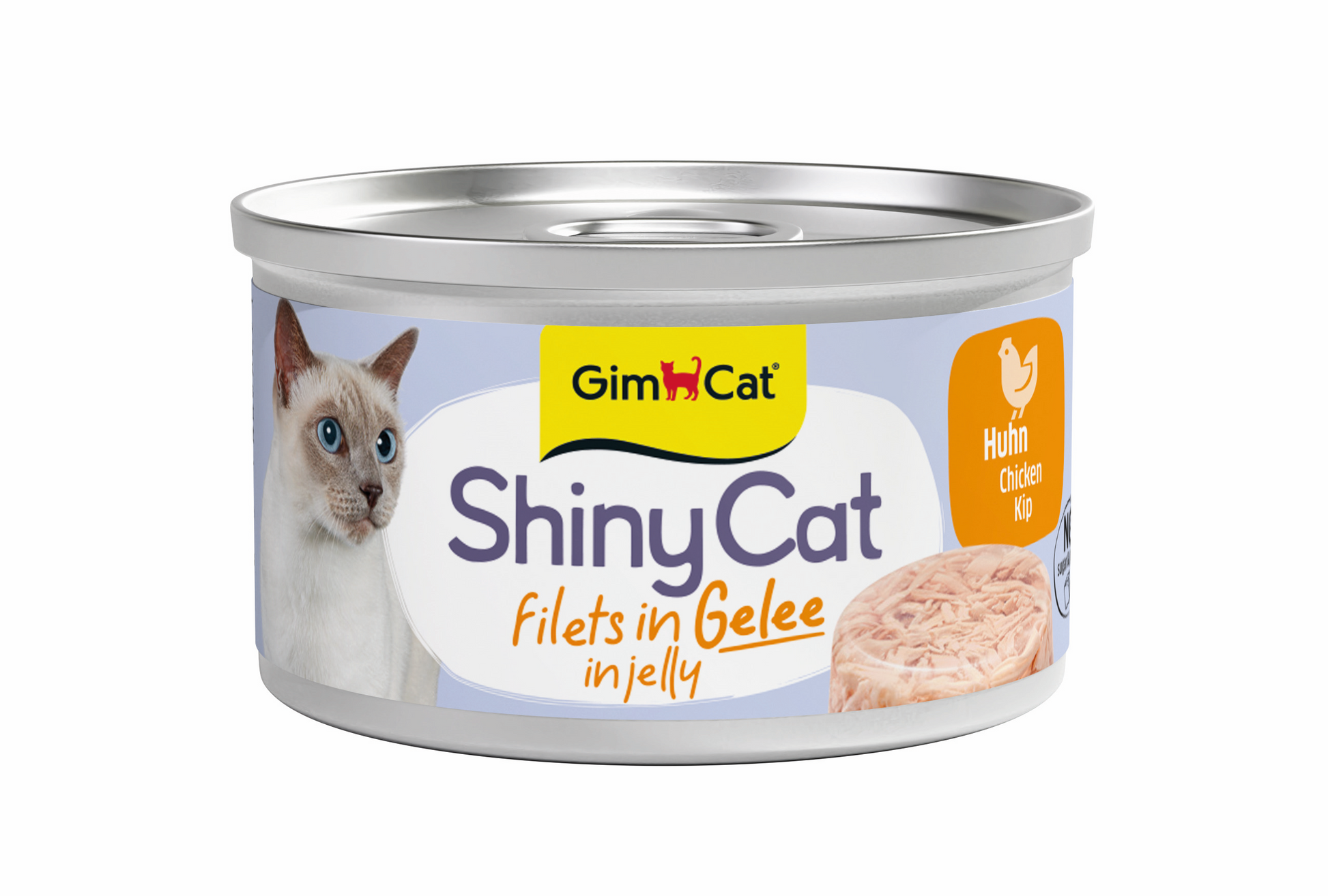 GimCat ShinyCat Filets In Gelei Kip – Nat Kattenvoer – 70 g