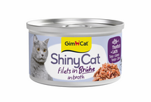 GimCat ShinyCat Filets In Bouillon Tonijn & Zalm – Nat Kattenvoer – 70 g
