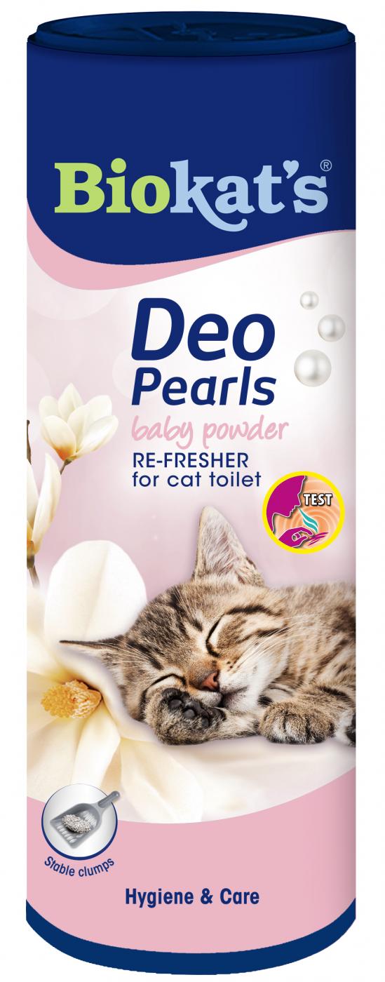 Biokat’s Deo Pearls Baby Powder 700gr – geurparels voor een frisse kattenbak