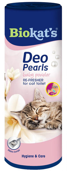 Biokat’s Deo Pearls Baby Powder 700gr – geurparels voor een frisse kattenbak